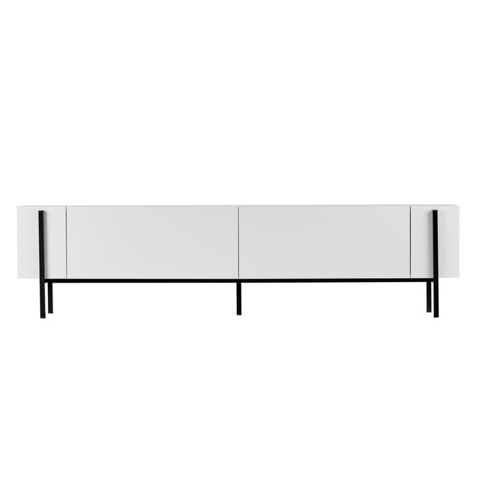 Nordure Nexus Mesa de TV Blanco y Negro